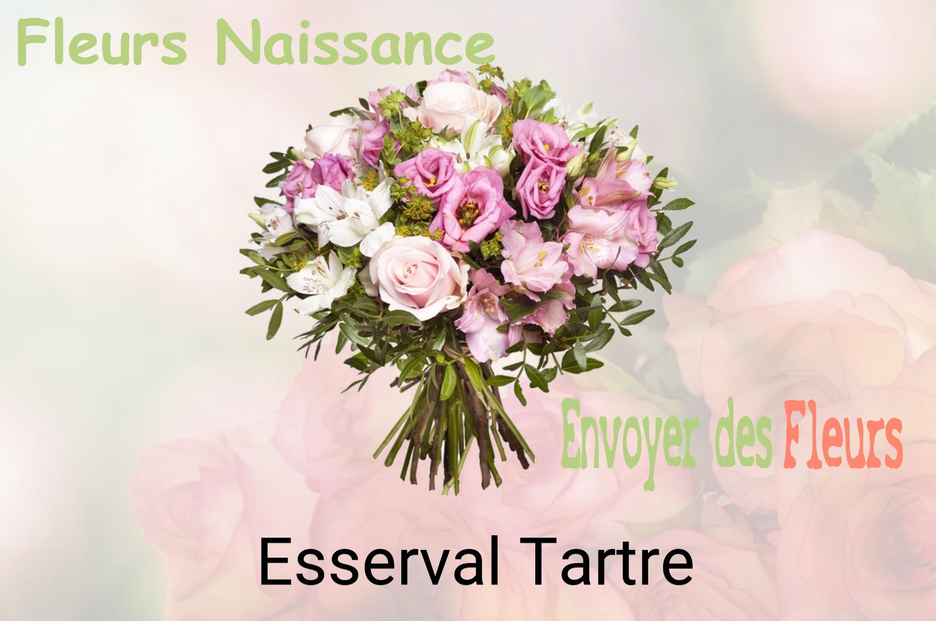 Bouquet de fleurs de naissance livré à Esserval-Tartre